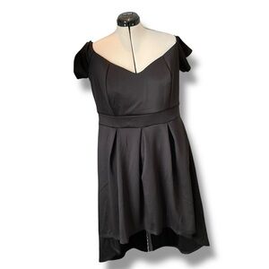 Off shoulder black dress